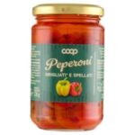 Печени белени чушки COOP 280 г в марината със слънчогледово олио и винен оцет