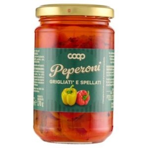 Печени белени чушки COOP 280 г в марината със слънчогледово олио и винен оцет