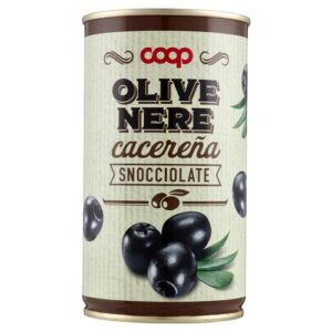 Черни маслини COOP Касерена 340 г без костилка в буркан