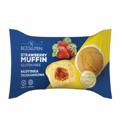 Мъфин ягода 60 г Bezgluten