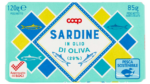 Сардини в зехтин 120 г COOP