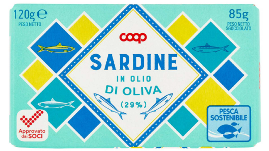 Сардини в зехтин 120 г COOP