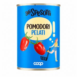 Белени домати COOP Италия 400 г – цели италиански домати в доматен сок