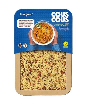 Средиземноморски кускус Trevijano с домати, черни маслини и тиквички