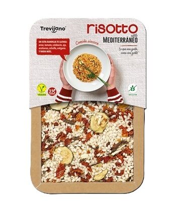 Средиземноморско ризото Trevijano с черни маслини, сушени домати и риган